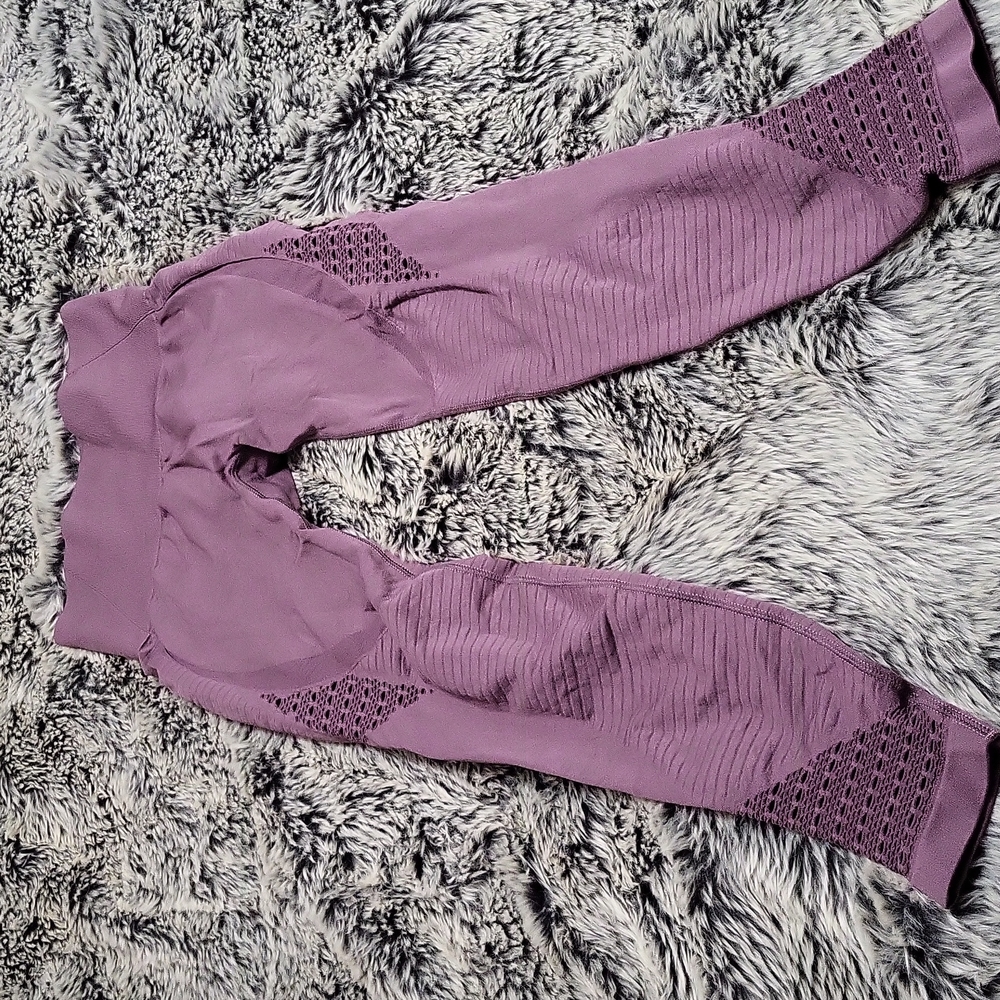 Purple Energy Seamless Leggings Medium